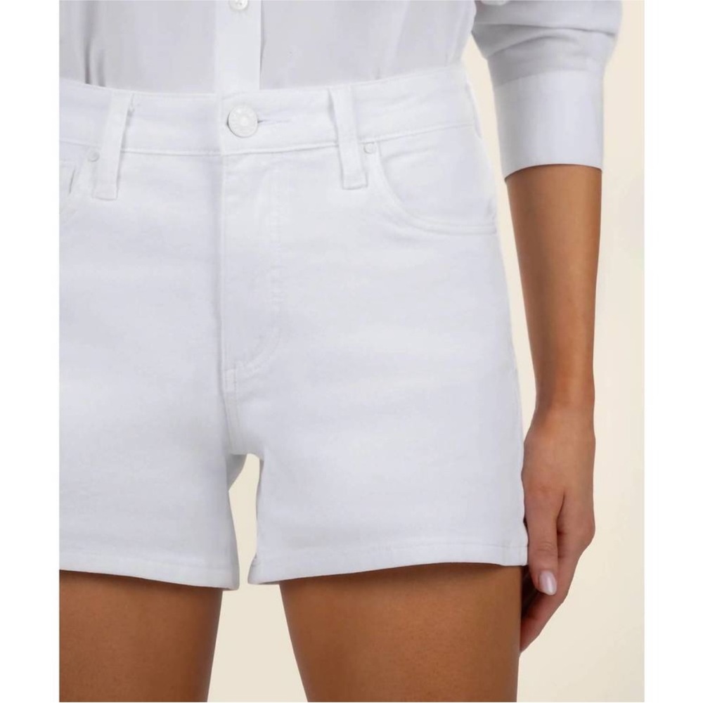 KUT FROM THE KLOTH jane high rise short in optic white sz 0